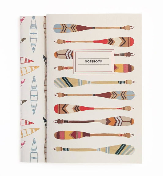 Canoe and Paddles Notebook Pack