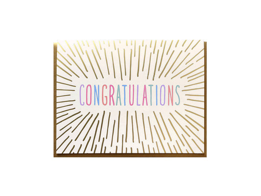 Congrats Beams Card