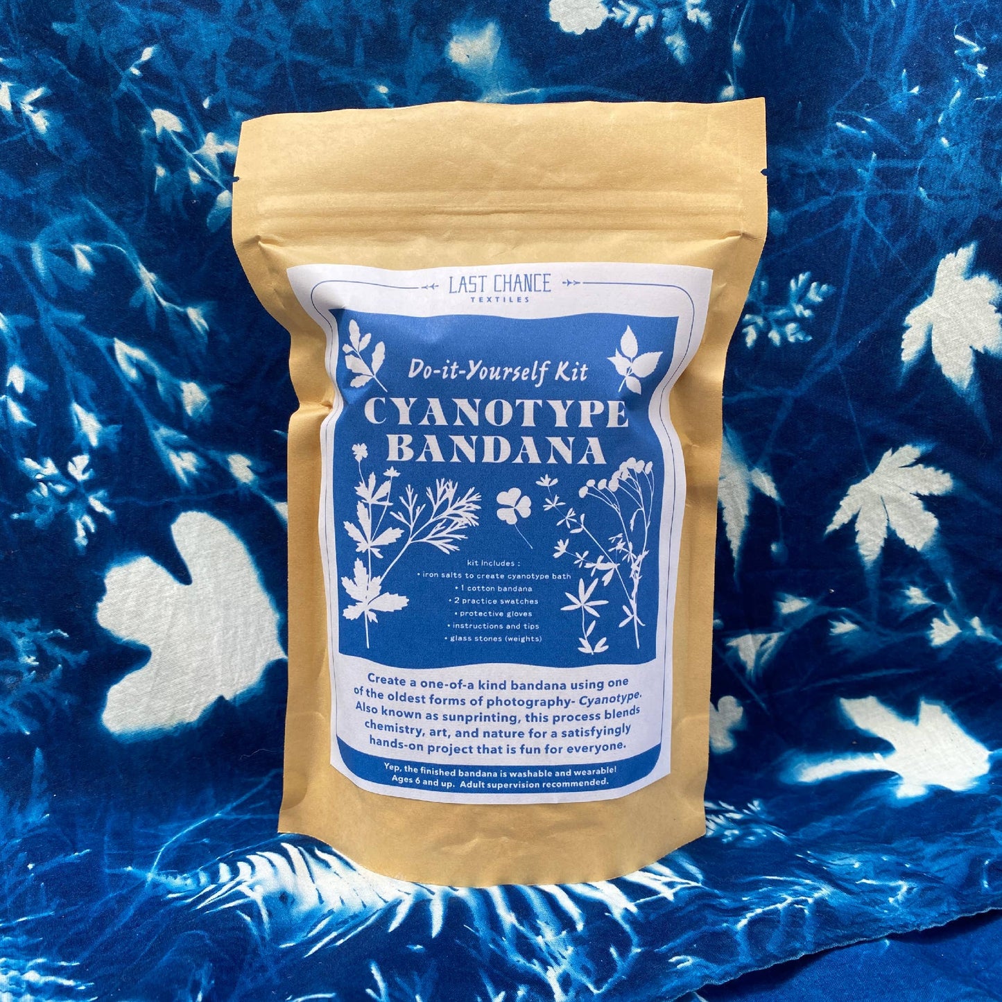 DIY KIT- Cyanotype Bandana