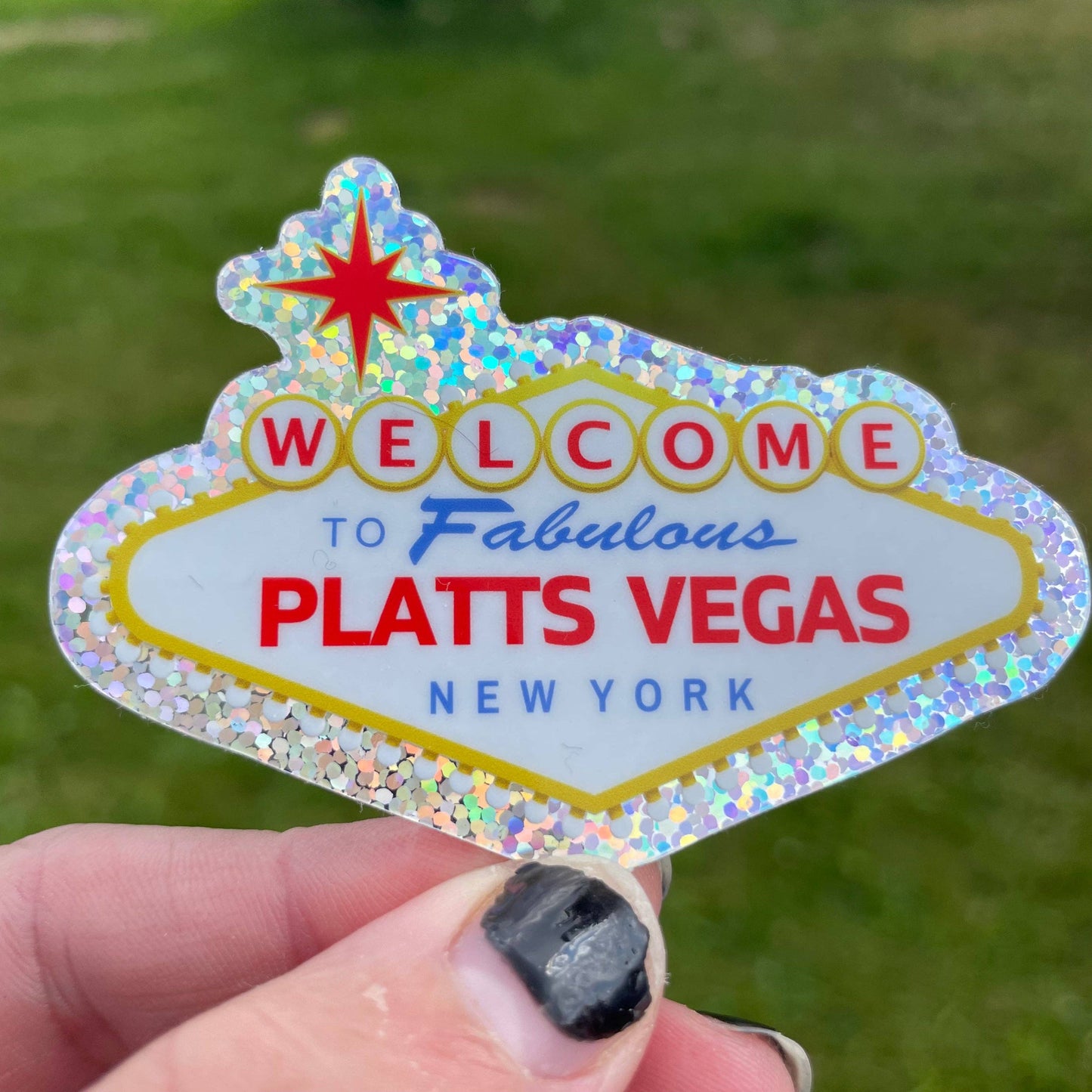 Welcome to Fabulous Platts Vegas Sticker