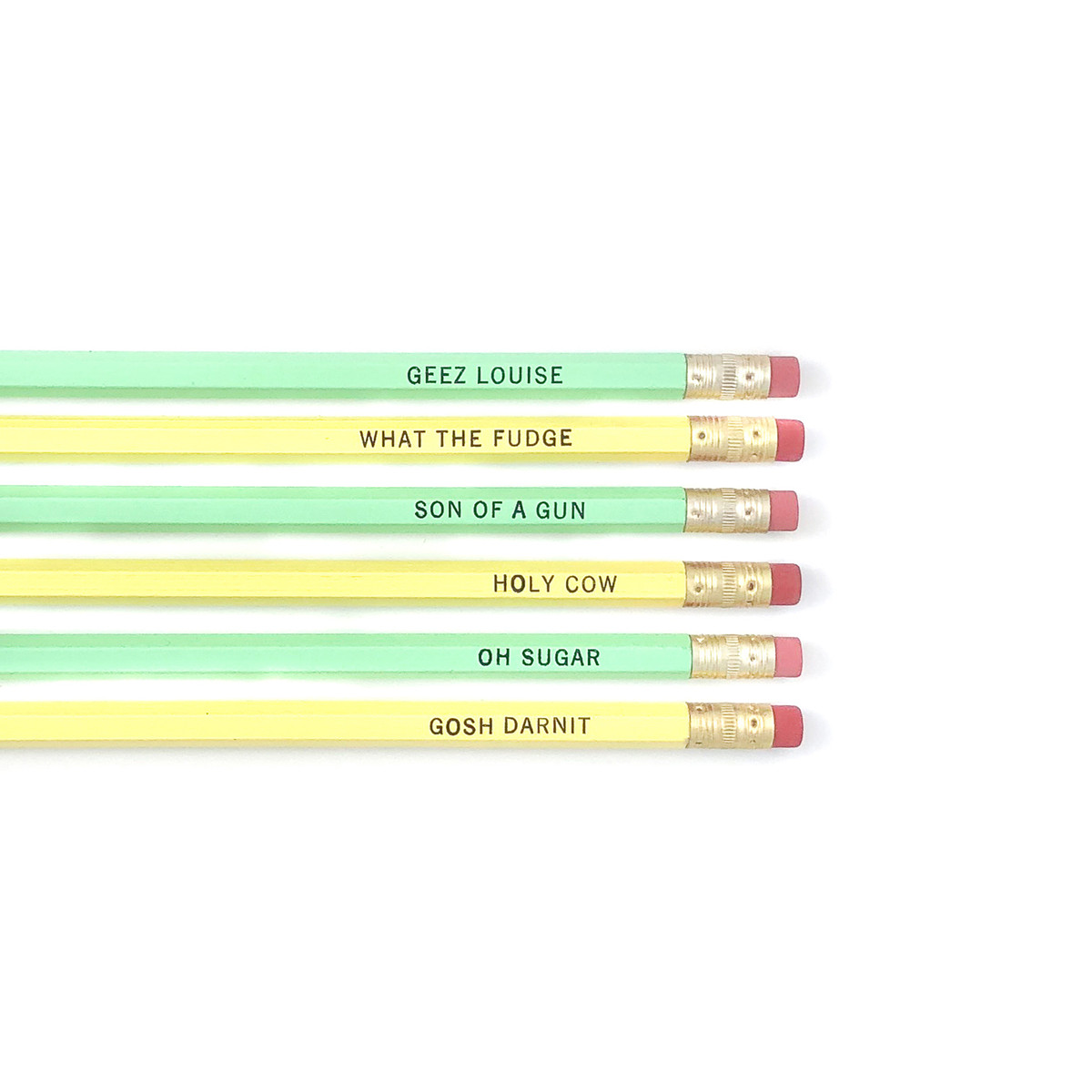 Grandma's Cuss Words Set Of 6 Pencils