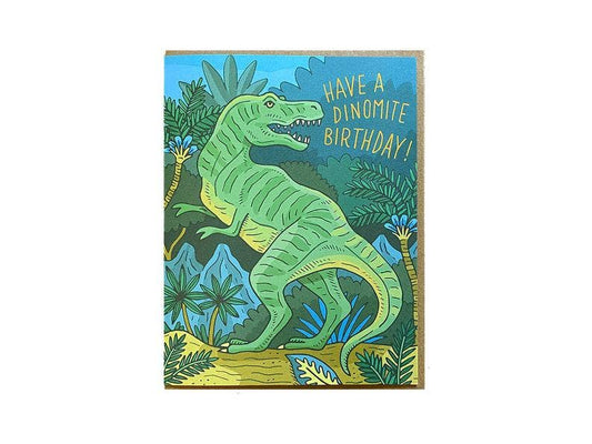 Dinomite Birthday Card