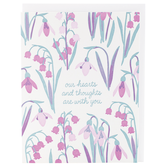 Lily of the Valley Sympathy Card