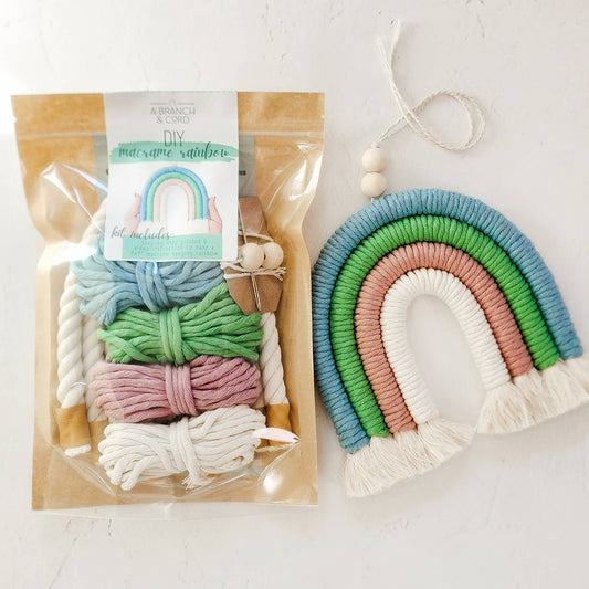 DIY Macrame Rainbow Kit - Meadow