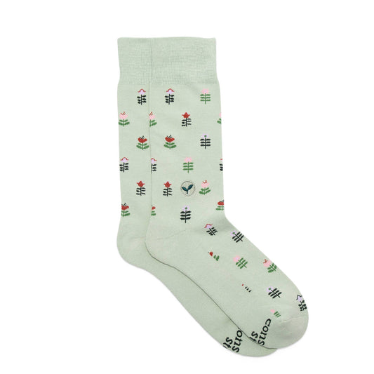 Socks that Plant Trees (Green Tulips)